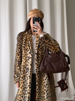 Animalier eco fur coat