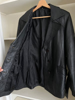 100% Leather black jacket