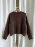 74% kid mohair soft pull - Chocolate