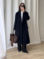 Lancetti pure wool blue coat