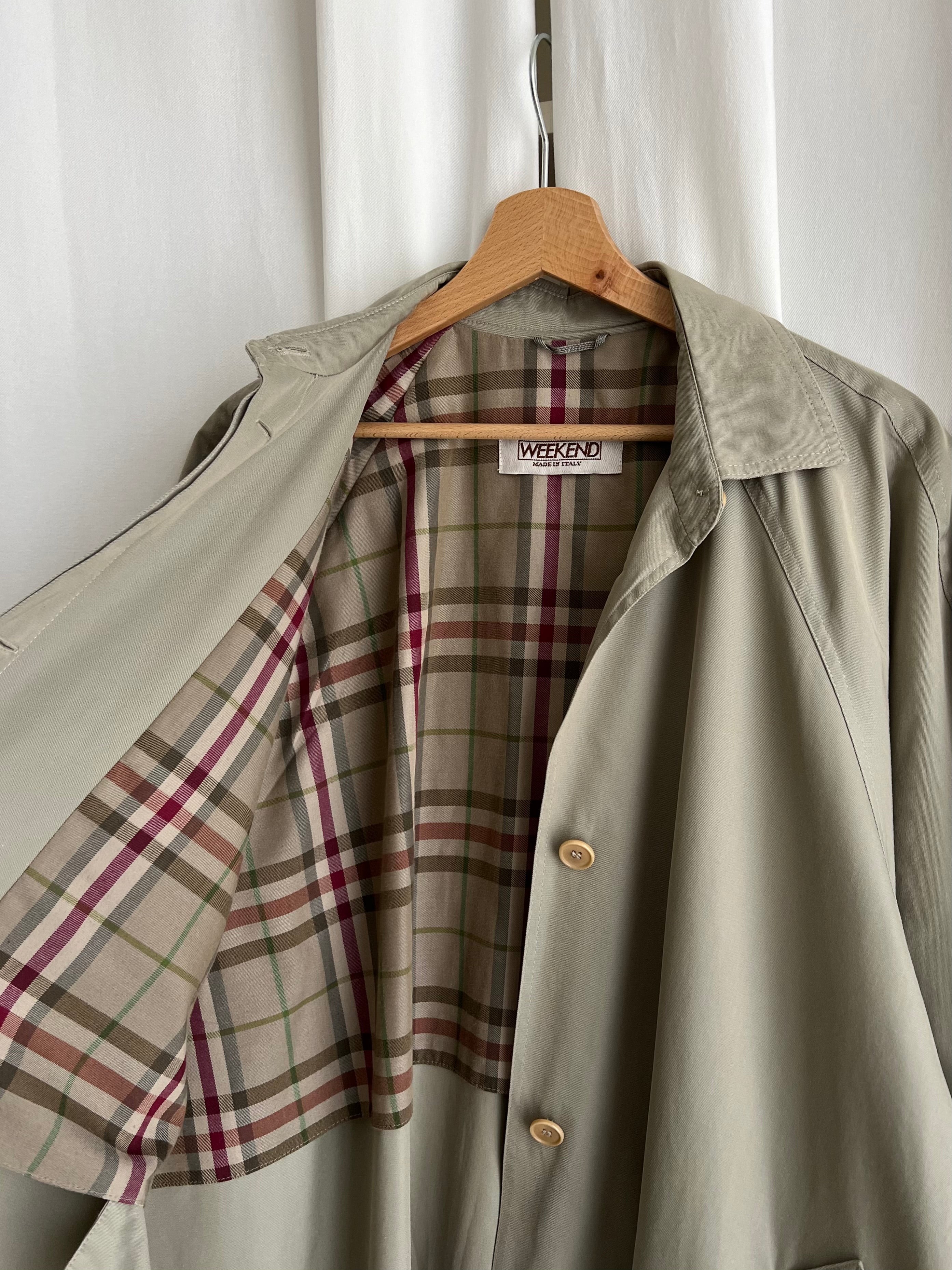 MaxMara Weekend pure cotton wide trench