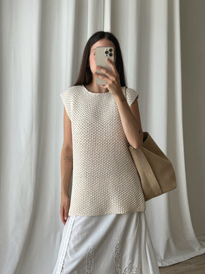 Loewe pure silk knitted top