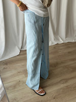 Made In italy 100% linen long skirt