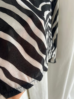 Dolce & Gabbana zebra mesh top