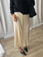 Made in Italy pure wool cream skirt