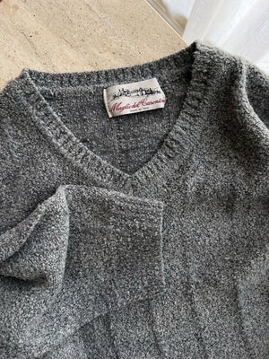 Made in Italy wool blend grey pull