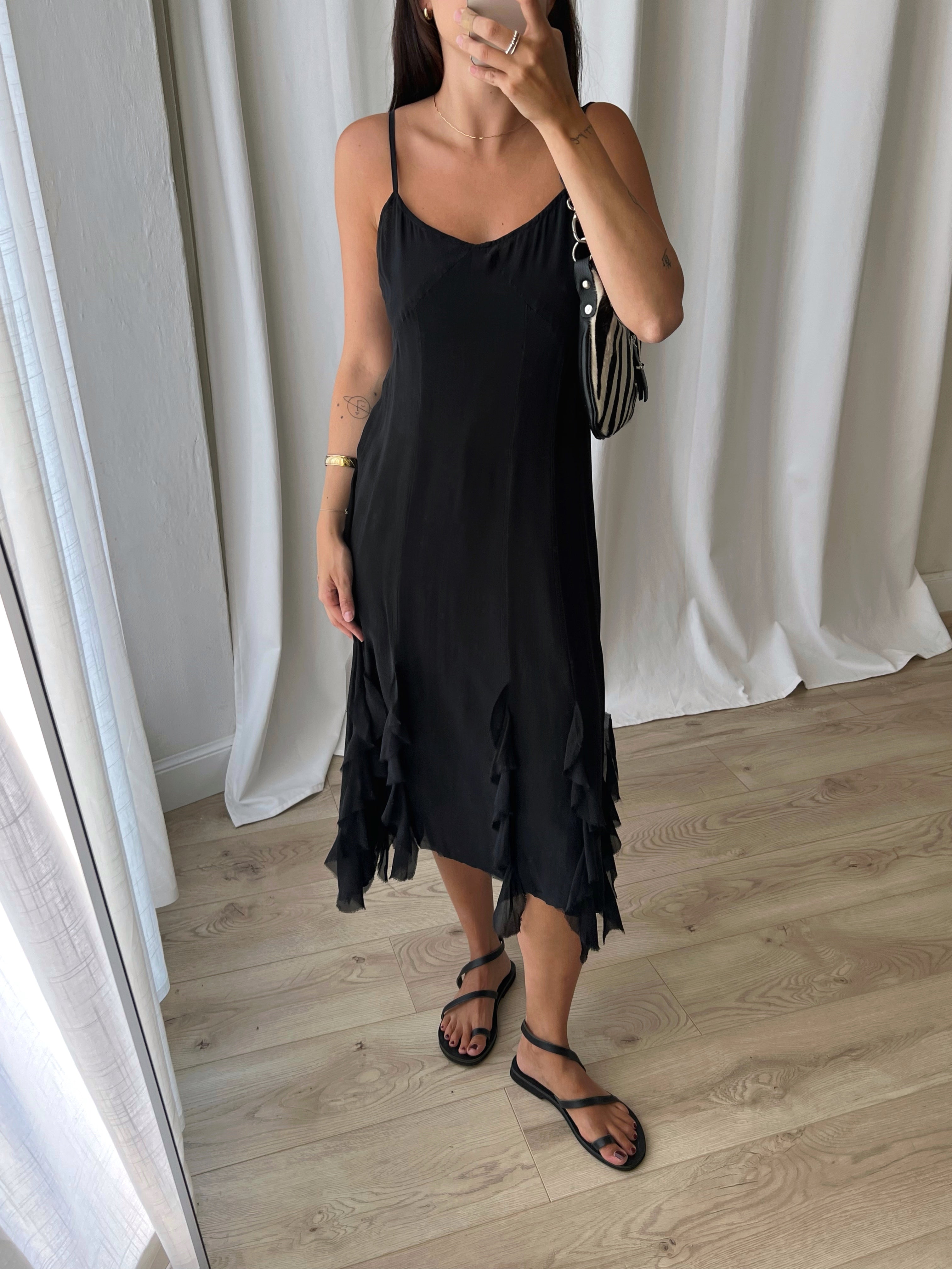 Pennyblack 100% silk slip dress