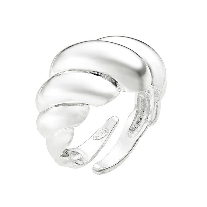 Sillabe Studio Wave ring - silver 925