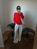 100% Cotton pull - Rosso