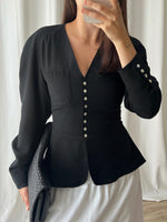 Cacharel corsage black jacket