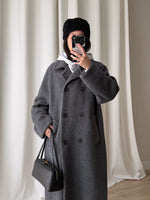 Marella wool and mohair teddy coat