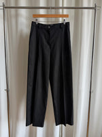 Tailored 100% linen pants - Black