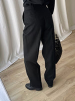 Pure wool classic black pants