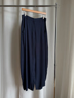Pure viscose tailored pants - Navy