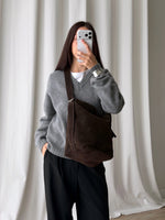 Sillabe Studio bucket bag - Dark coffee