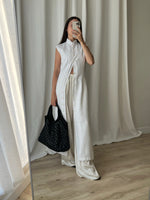 Pure linen oriental long dress
