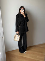 Giorgio Armani pure lightweight wool black jacket