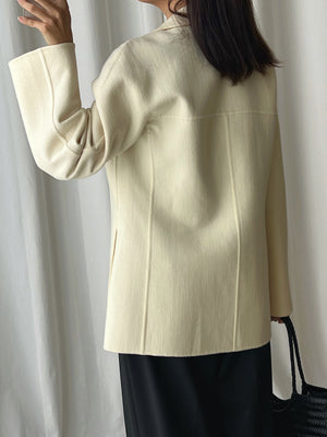 100% Wool cream jacket