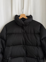 Moncler black down jacket