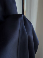 Silk & viscose liquid pants - Navy