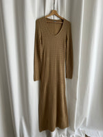 Benetton pure wool knitted long dress