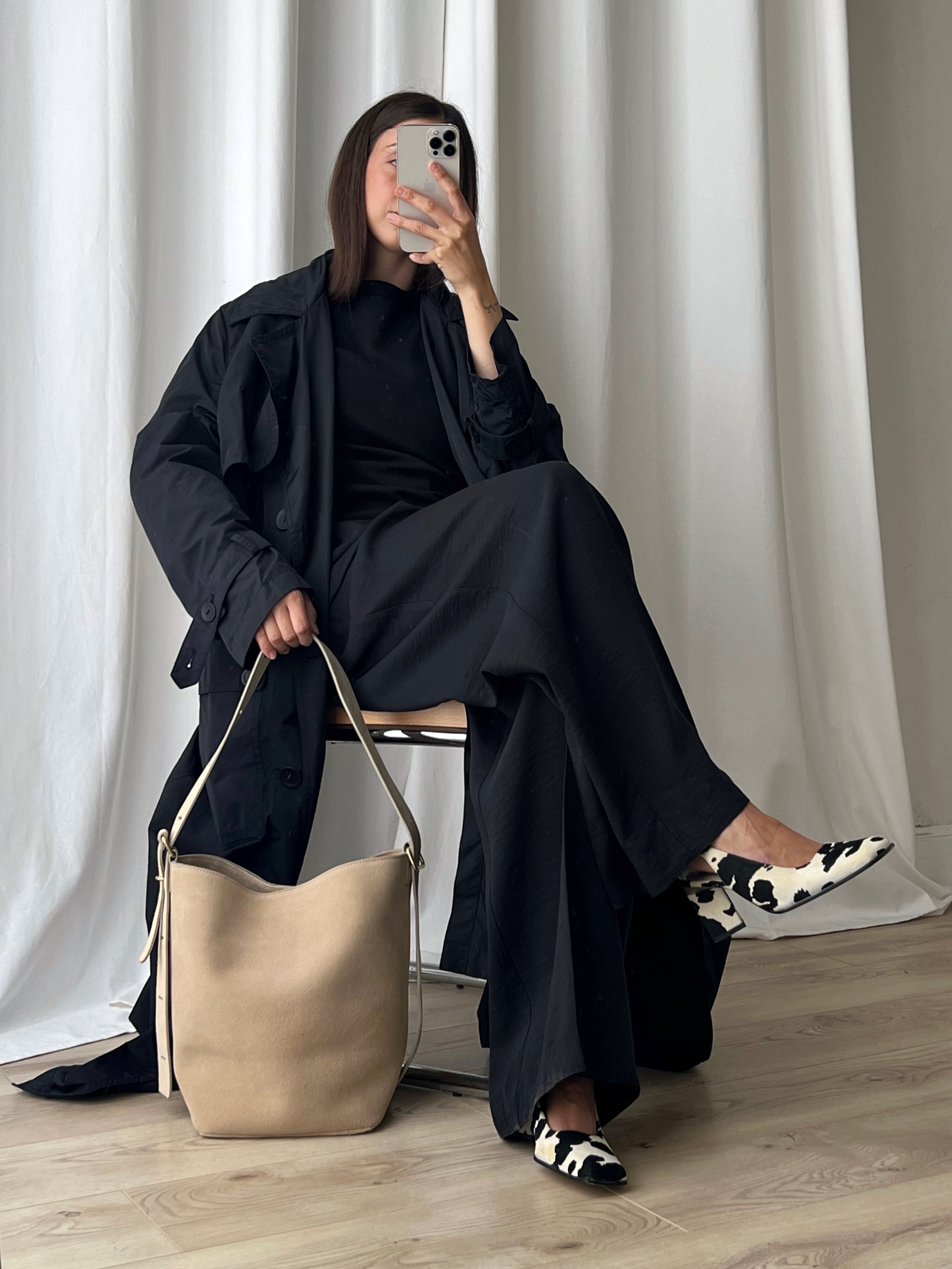 Sillabe Studio bucket bag - Almond cream