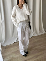 Sportmax cotton white pants