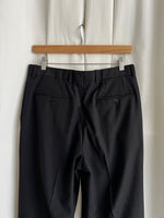 Tailored pure wool black pants