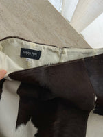 Patrizia Pepe real leather cow skirt