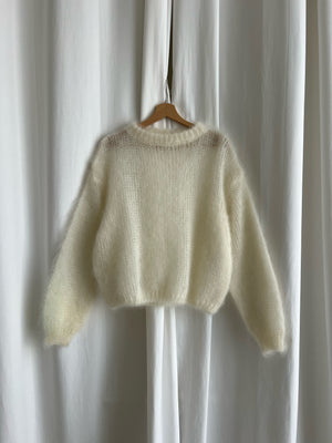 80% kid mohair soft pull - Latte