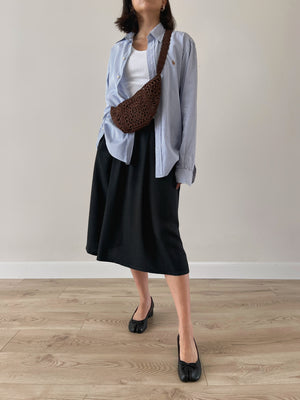Aknitè x Sillabe Studio - Moon bag choco