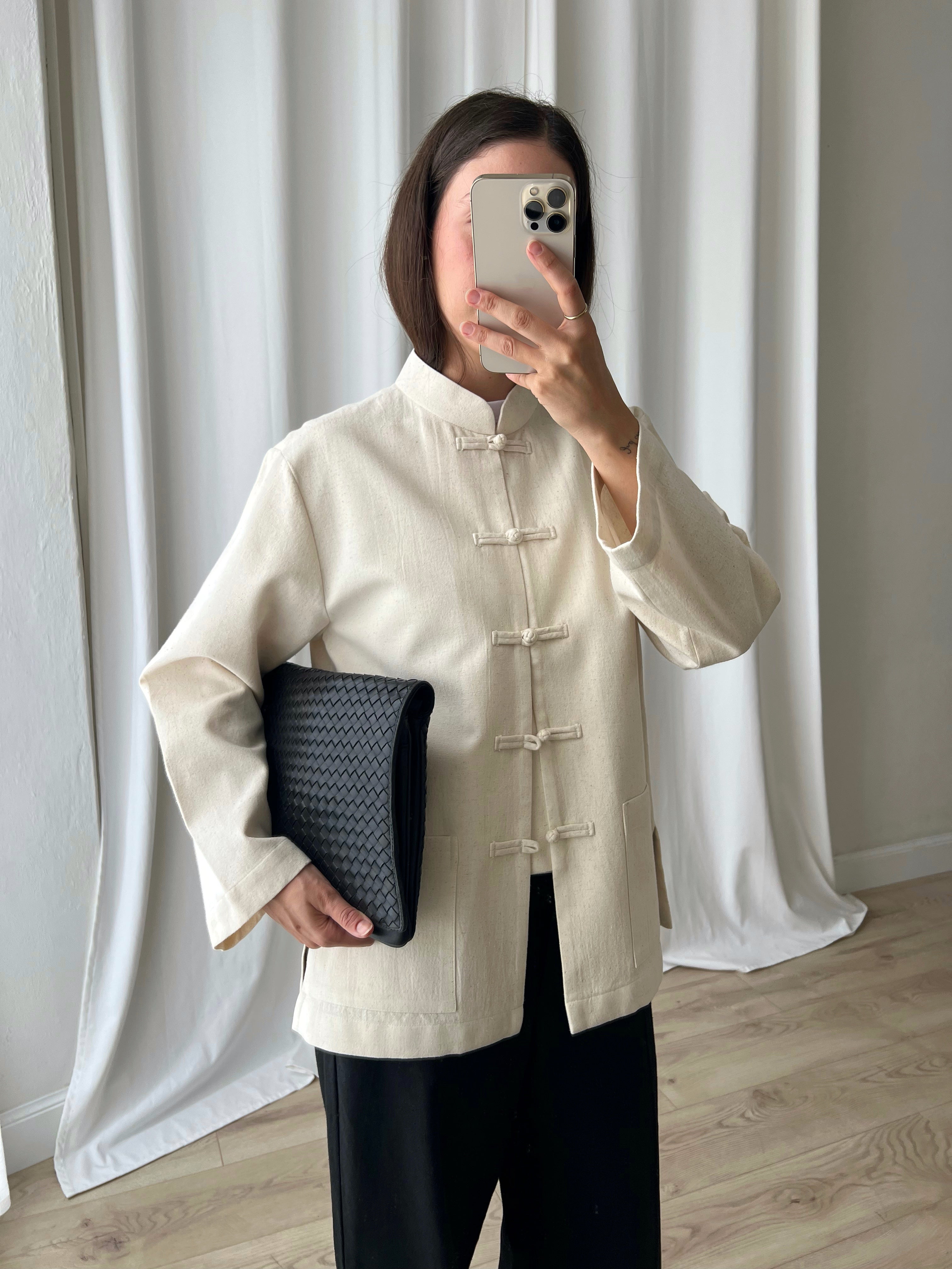 Pure cotton oriental jacket