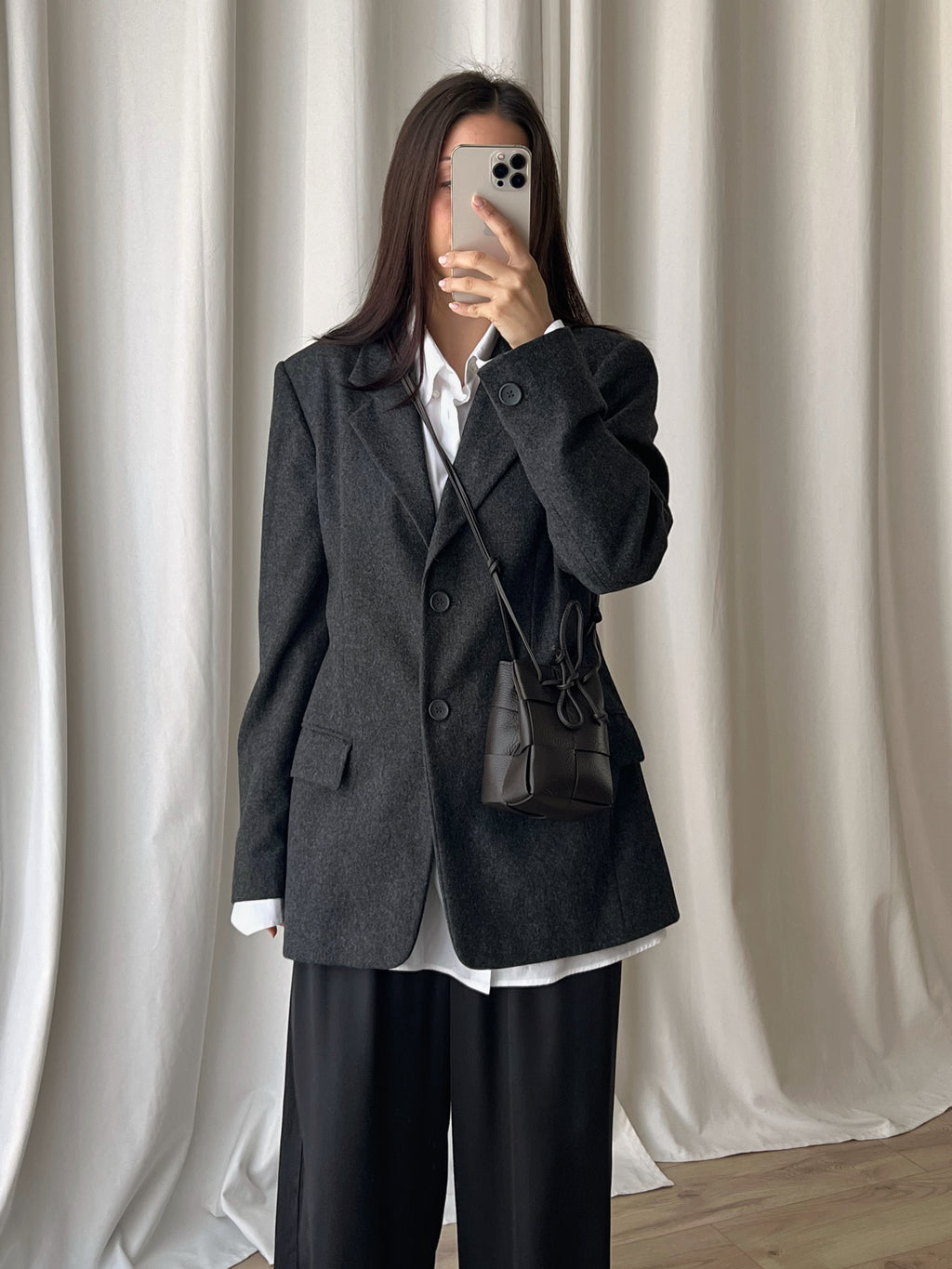 Marella wool grey blazer