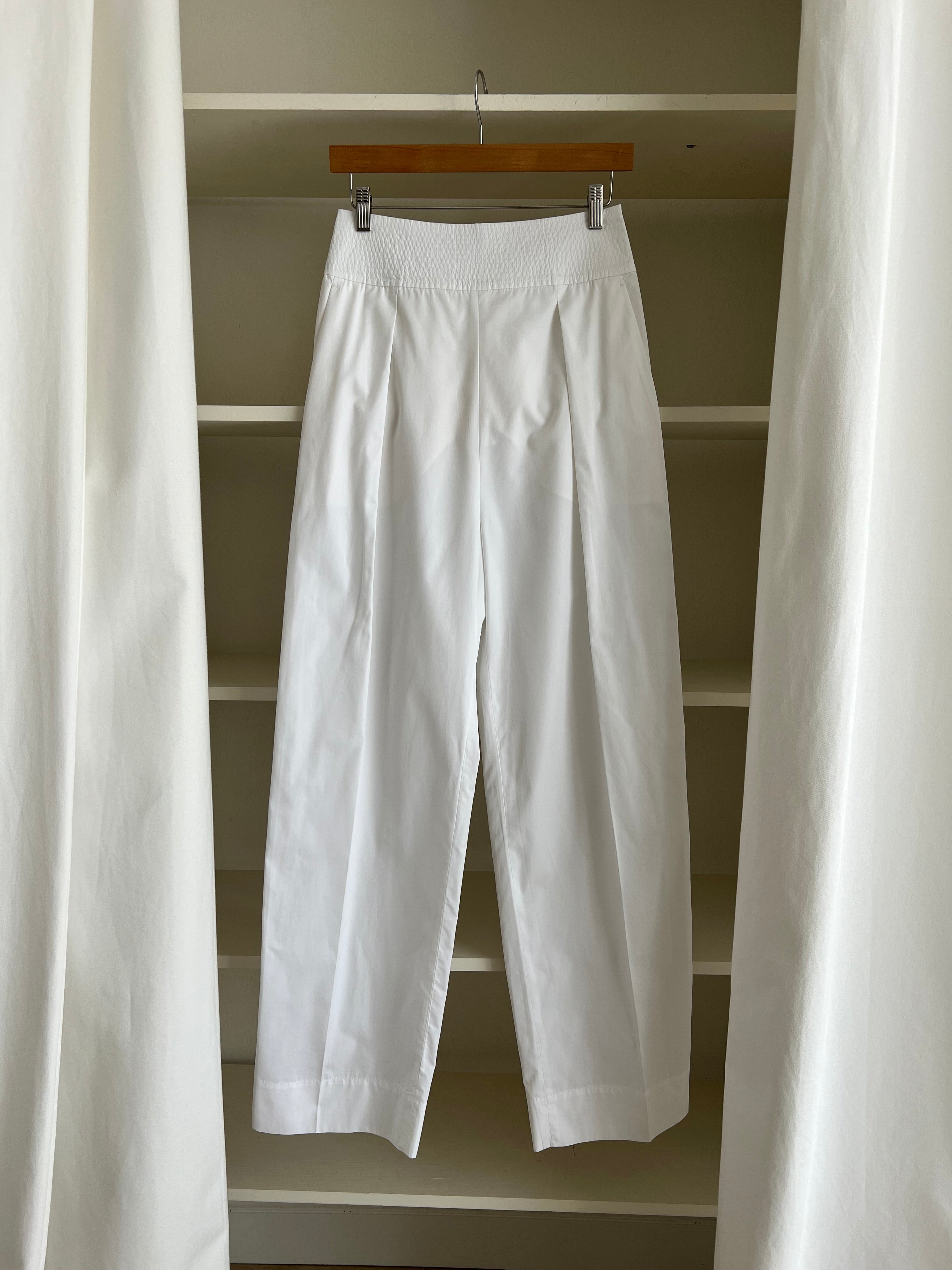 Sportmax cotton white pants