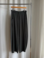 Pure viscose tailored pants - Army