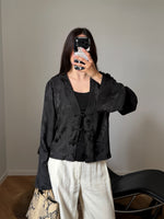 Oriental liquid top - Black