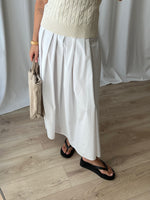 Made In italy 100% cotton white skirt