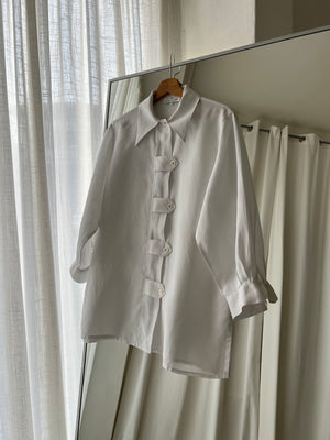 Pure linen white shirt