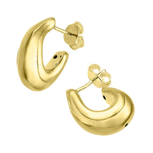 Sillabe Studio Teardrop earrings - silver 925 gold plated