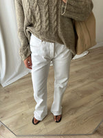Levi's 501 white jeans