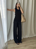 Sillabe Studio liquid pants - Black