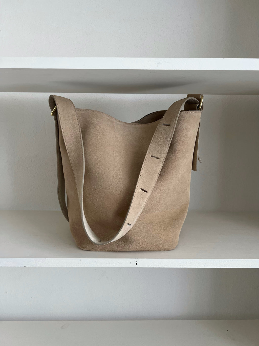 Sillabe Studio bucket bag - Almond cream