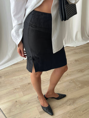Blunauta silk blend oriental skirt