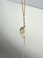 Sillabe Studio Sole necklace - Gold