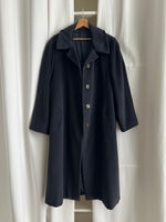 Tailored wool and cashmere long coat