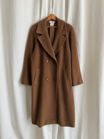 Valentino pure wool biscuit coat