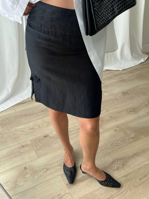 Blunauta silk blend oriental skirt