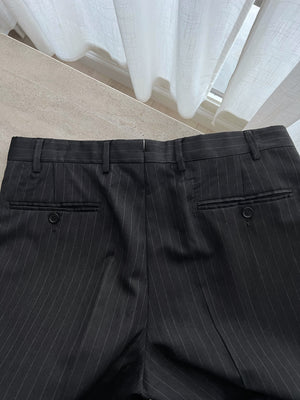 Made in Italy 100% wool pinstriped pants