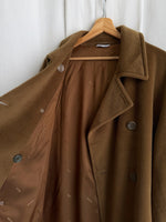 Persona wool and cashmere camel coat