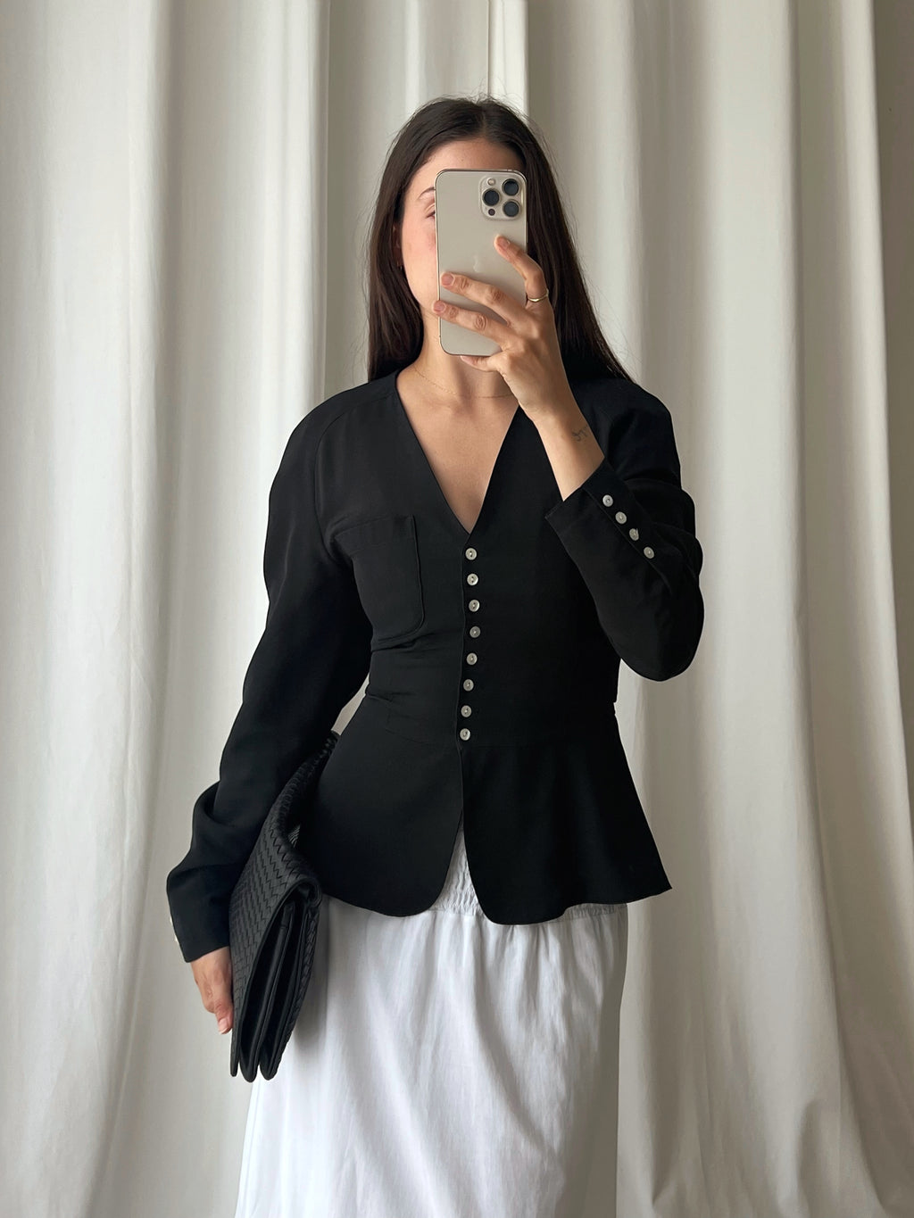 Cacharel corsage black jacket